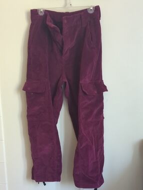 The North Face Utility Cord Corduroy Cargo Pants - Berry